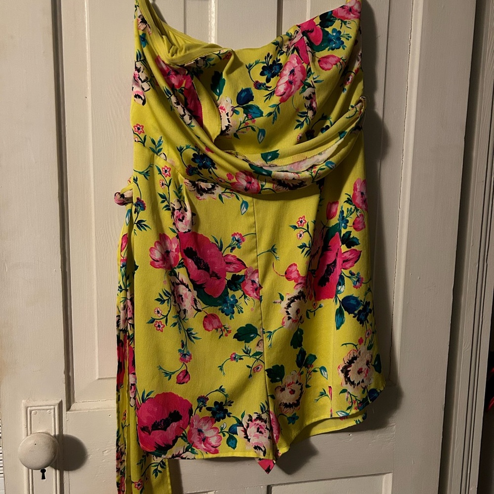Express strapless romper